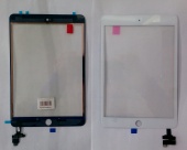 для iPad Mini 3 (A1599 A1600) - сенсорное стекло (touchscreen) В СБОРЕ белое OEM