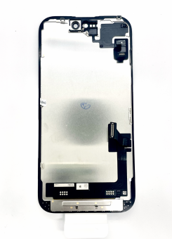 для iPhone 15 - Дисплей черный LCD снятый + датчик света (OR100) (с привязкой без ошибки б/у)