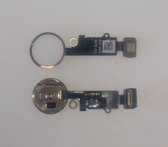 для iPhone 7 / 7 Plus / 8 / 8 Plus - шлейф кнопки Home "Active" БЕЗ Touch iD розовое золото